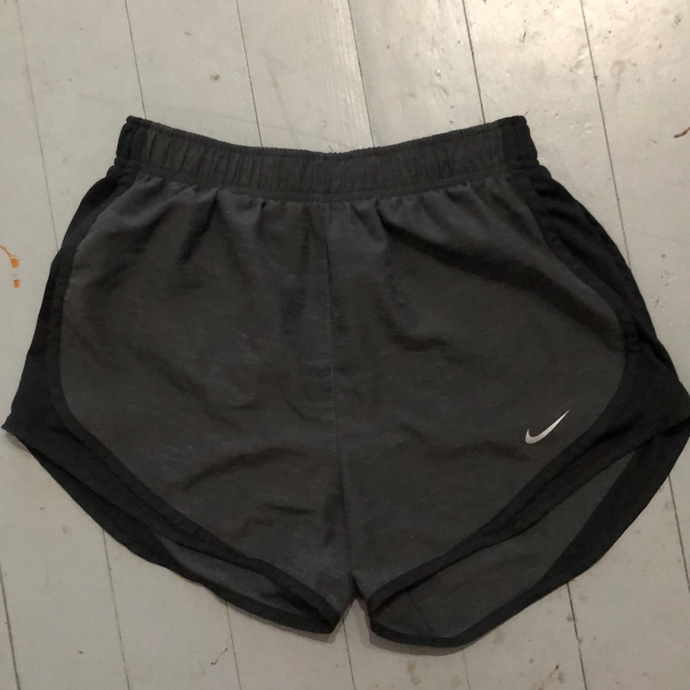 Grey and Black Nike Shorts